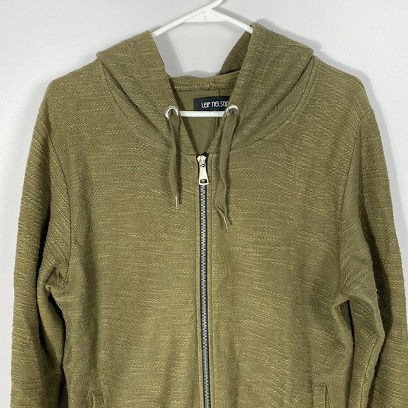 Leif Nelson Men’s Hooded Zip Front Long Cardigan size Large - Picture 3 of 15
